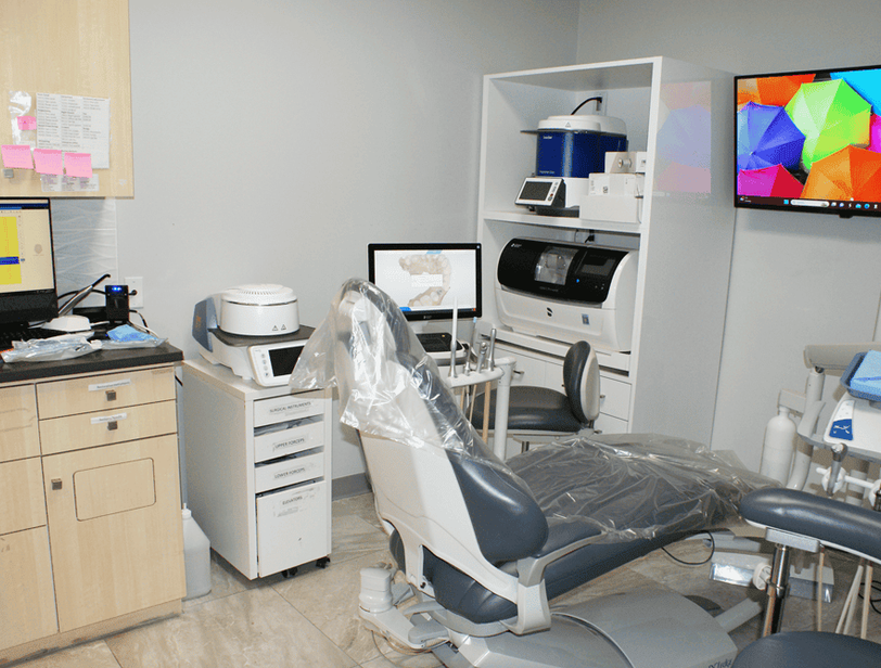 Orleans office, dental hygienist Sarah smiling