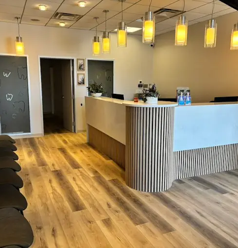 Inova Dental Orleans reception and waiting area