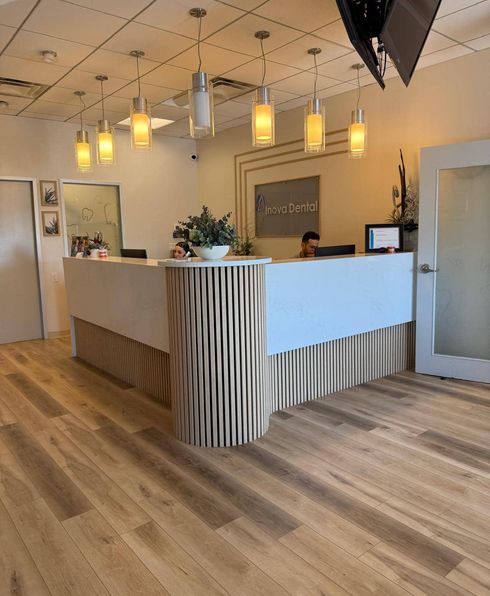 Inova Dental Orleans reception and waiting area