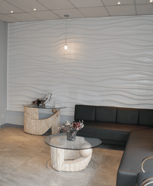 Comfortable patient waiting area Inova Dental
