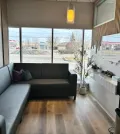 Comfortable patient lounge at Inova Dental Orleans